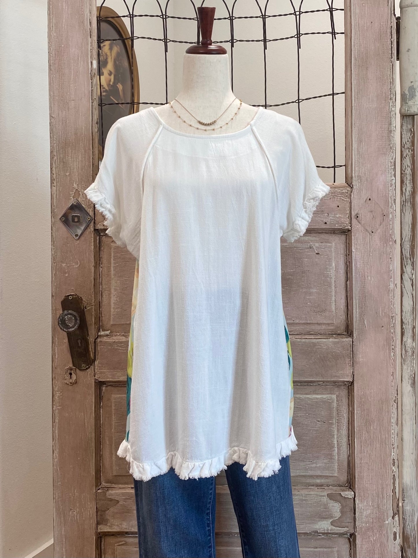 Linen Blend Top | S-2XL