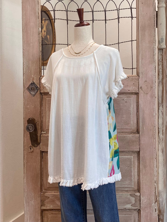 Linen Blend Top | S-2XL