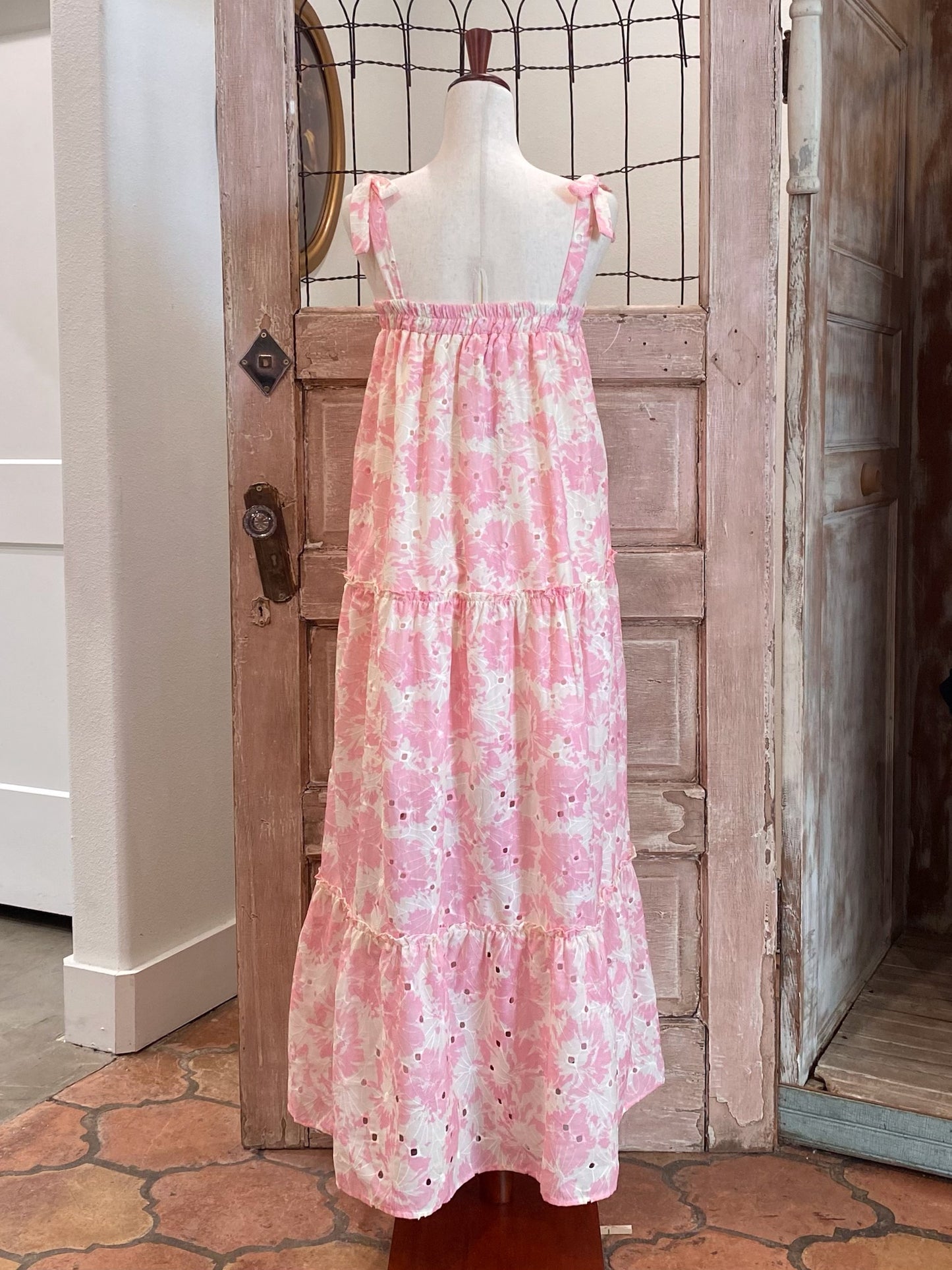 Floral Bandeau Maxi Dress