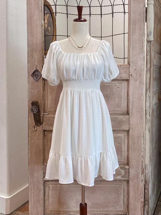 Babydoll Puff Sleeve Dress