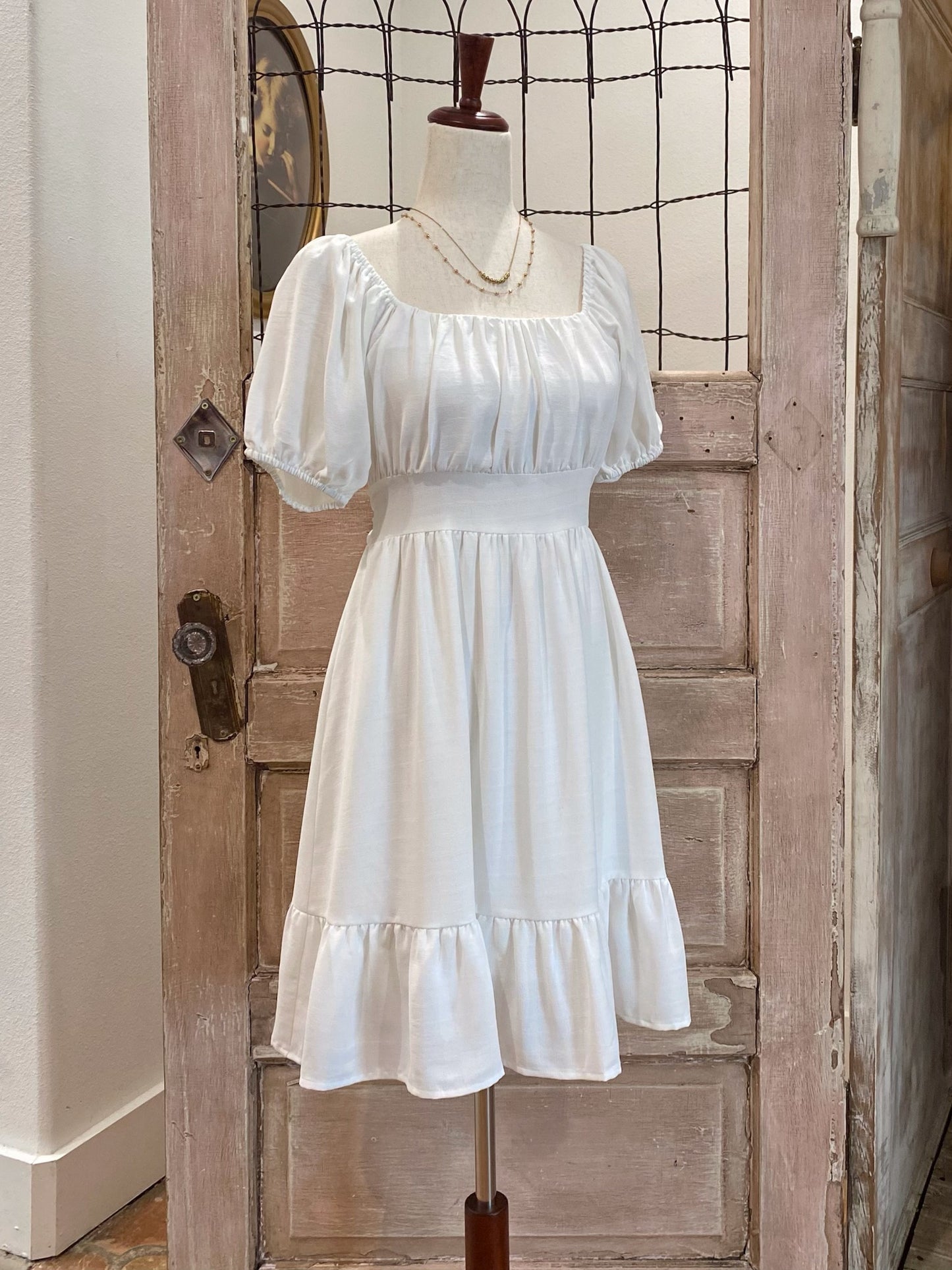 Babydoll Puff Sleeve Dress