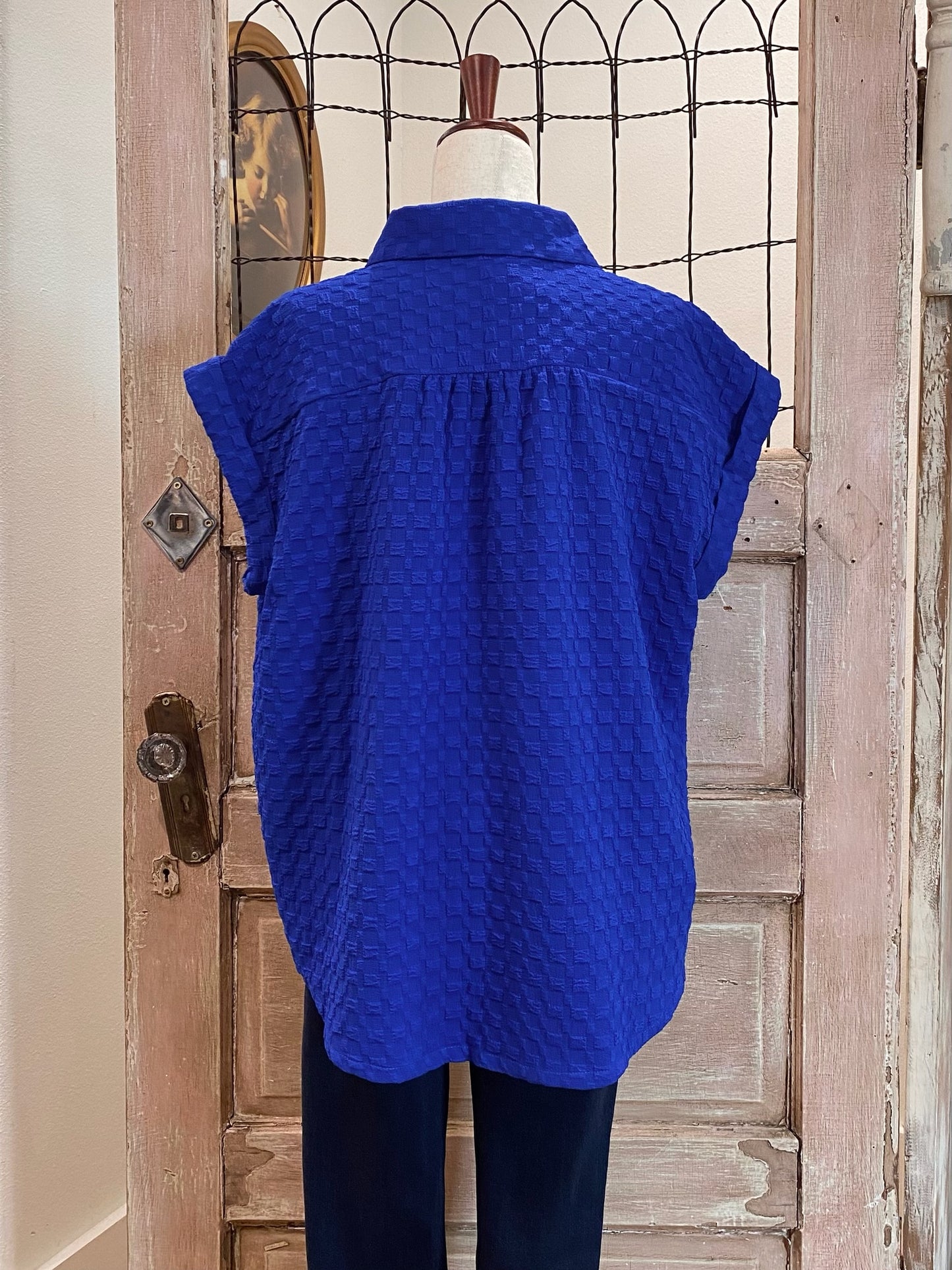 Textured Jacquard Top