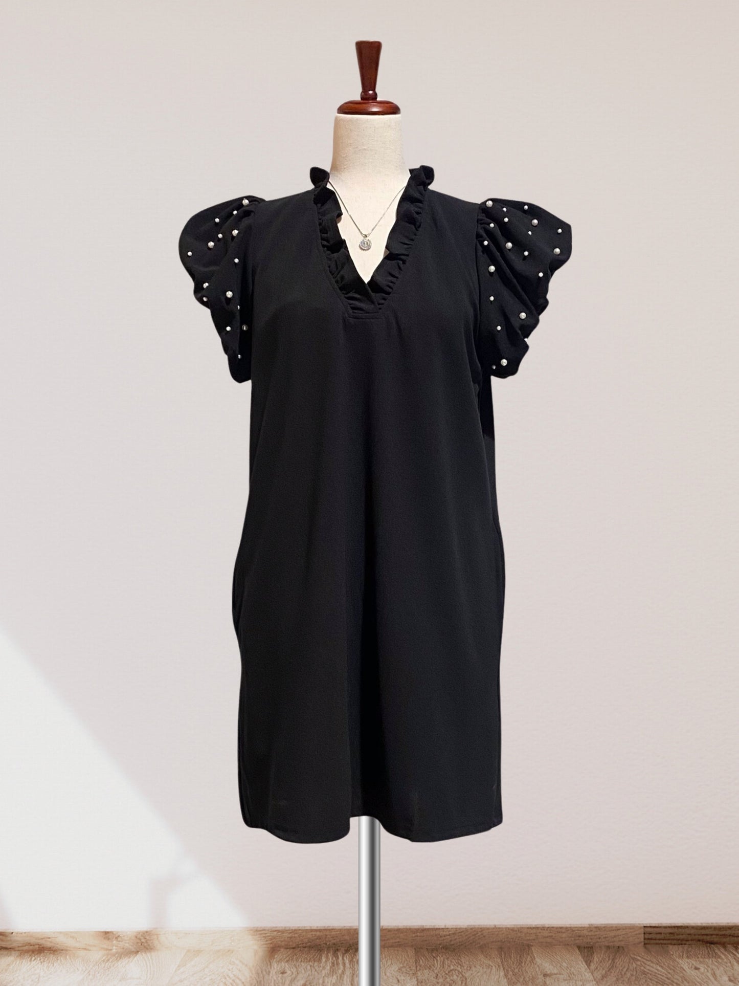 Pearl Detail Dress