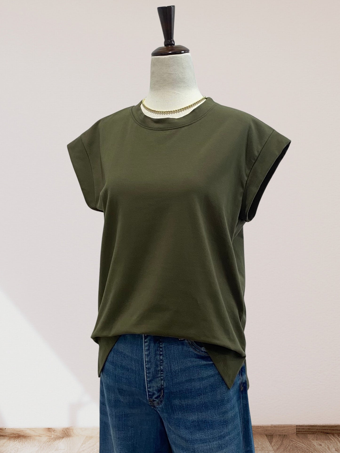 Short Sleeve Solid Top