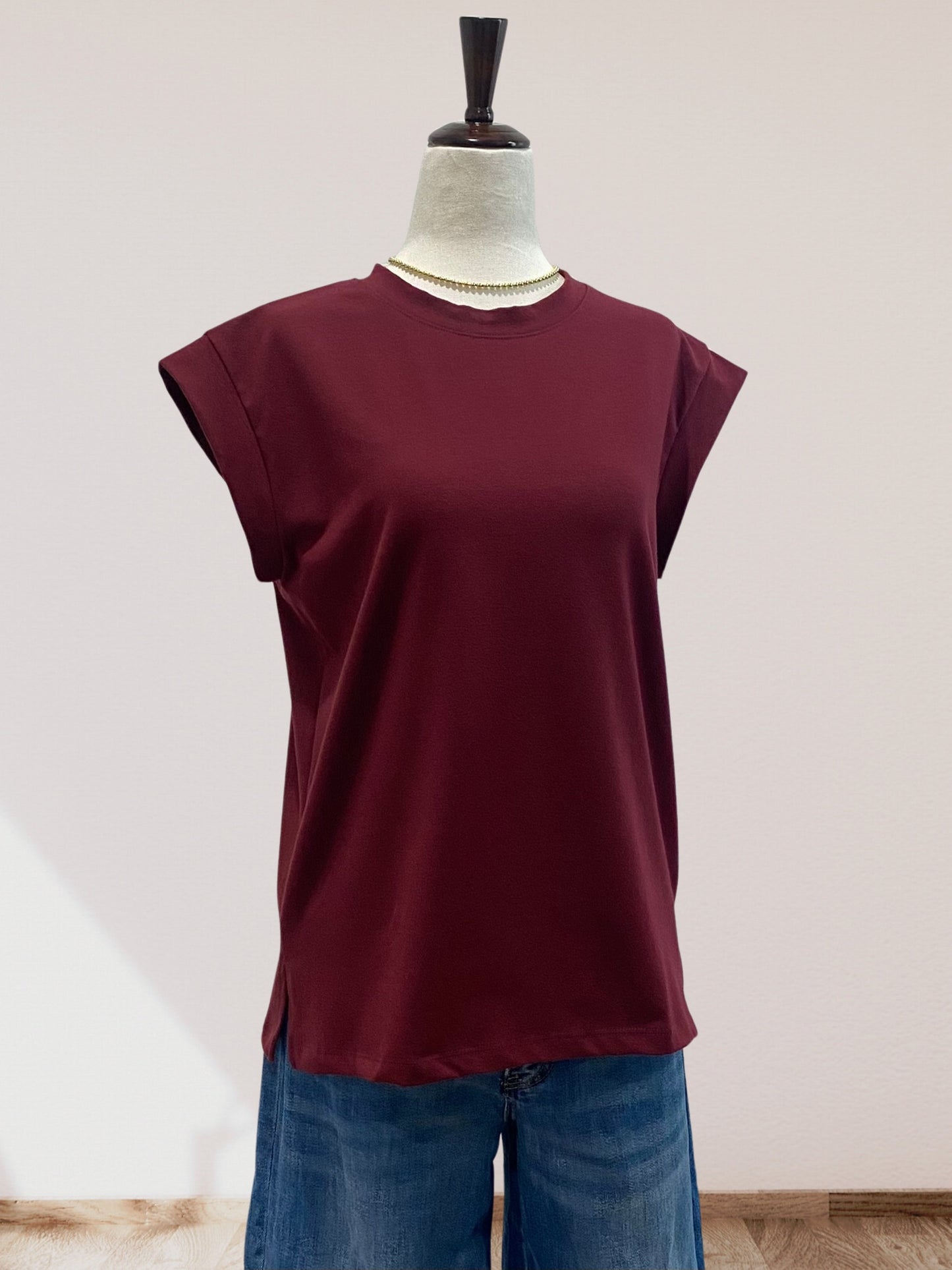 Short Sleeve Solid Top