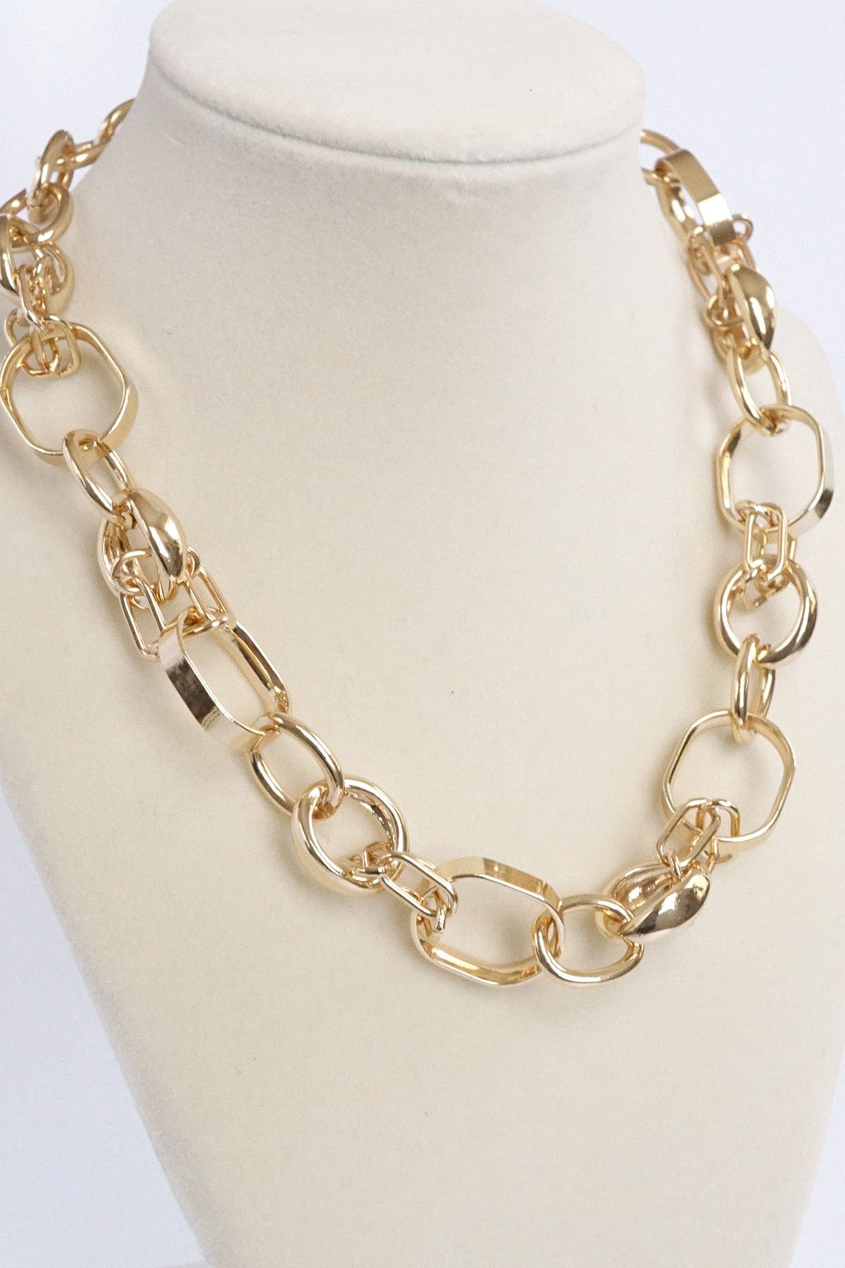 Chunky Chain Gold Link Necklace