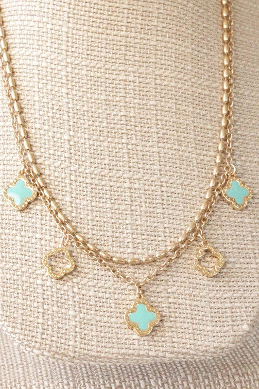 Layered Clover Necklace