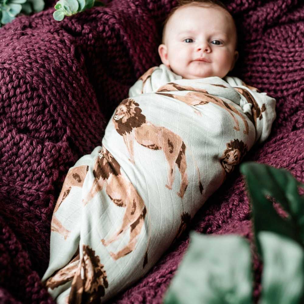 Organic Cotton Muslin Swaddle Blanket