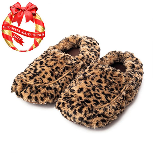 Leopard Warmies Slippers