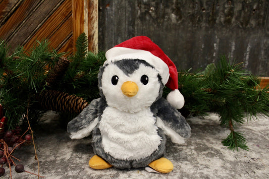 Santa Penguin Warmies